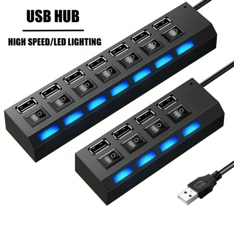 Laptop Accessories Productivity - Hub USB 2.0 4/7 portowy zasilany