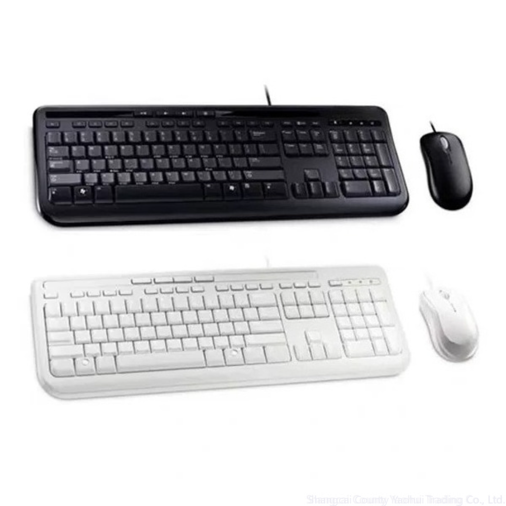 Laptop Accessories Combo Set - Zestaw przewodowej klawiatury i myszy Microsoft