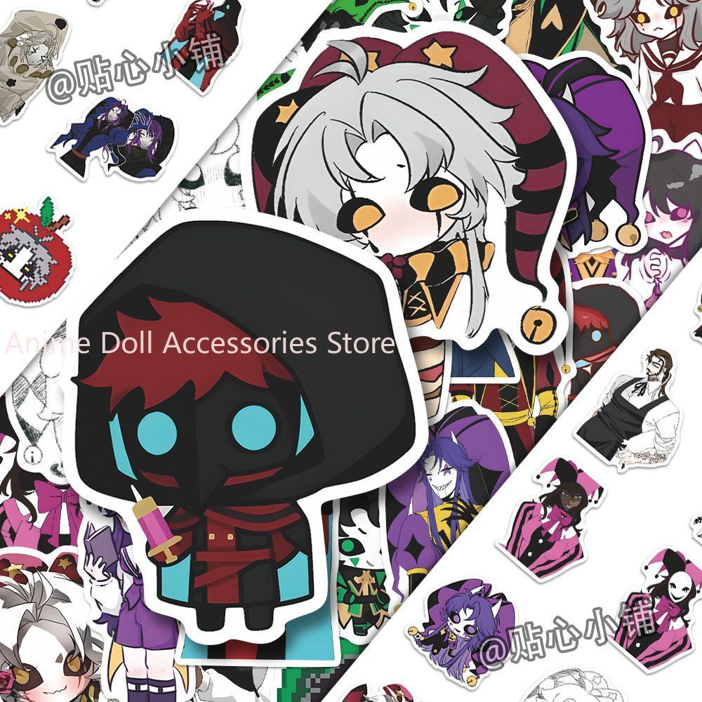 Laptop Accessories Decoration - 73 SZT. Naklejki Anime The Freak