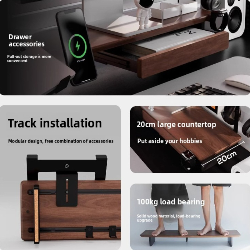 Laptop Accessories Productivity - Monitor akcesoriów Z3 Pro, metalowe pudełko