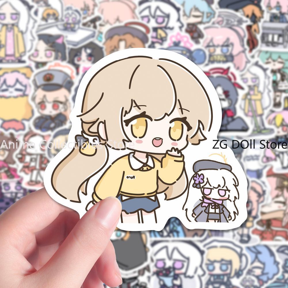 Laptop Accessories Decoration - 80 szt. Naklejek Anime Blue Archive