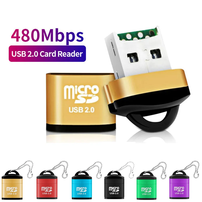 Laptop Accessories Productivity - Mini USB Micro SD/TF czytnik kart