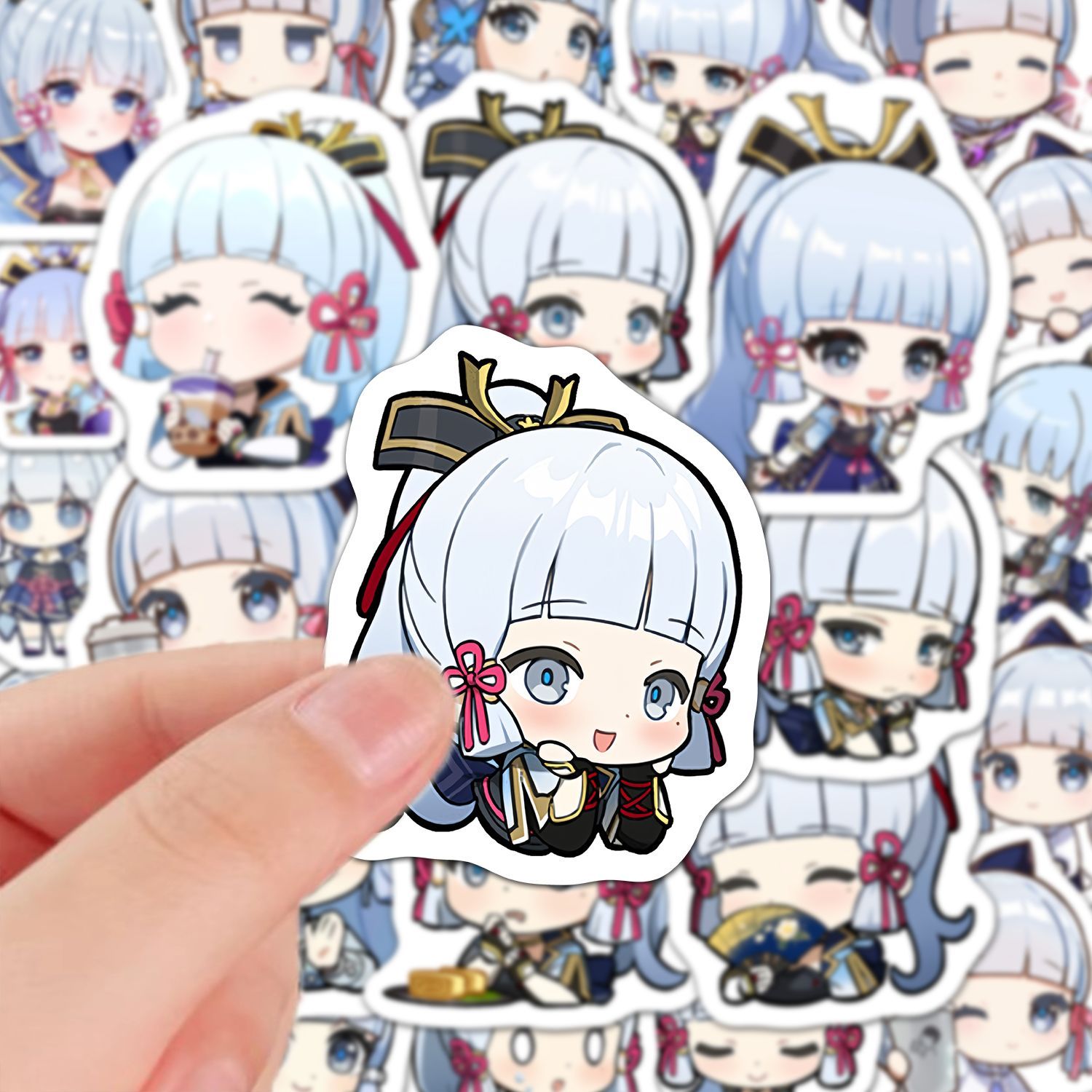 Kamisato Ayaka 60 szt. Naklejk – Laptop Accessories Decoration recenzja i cena