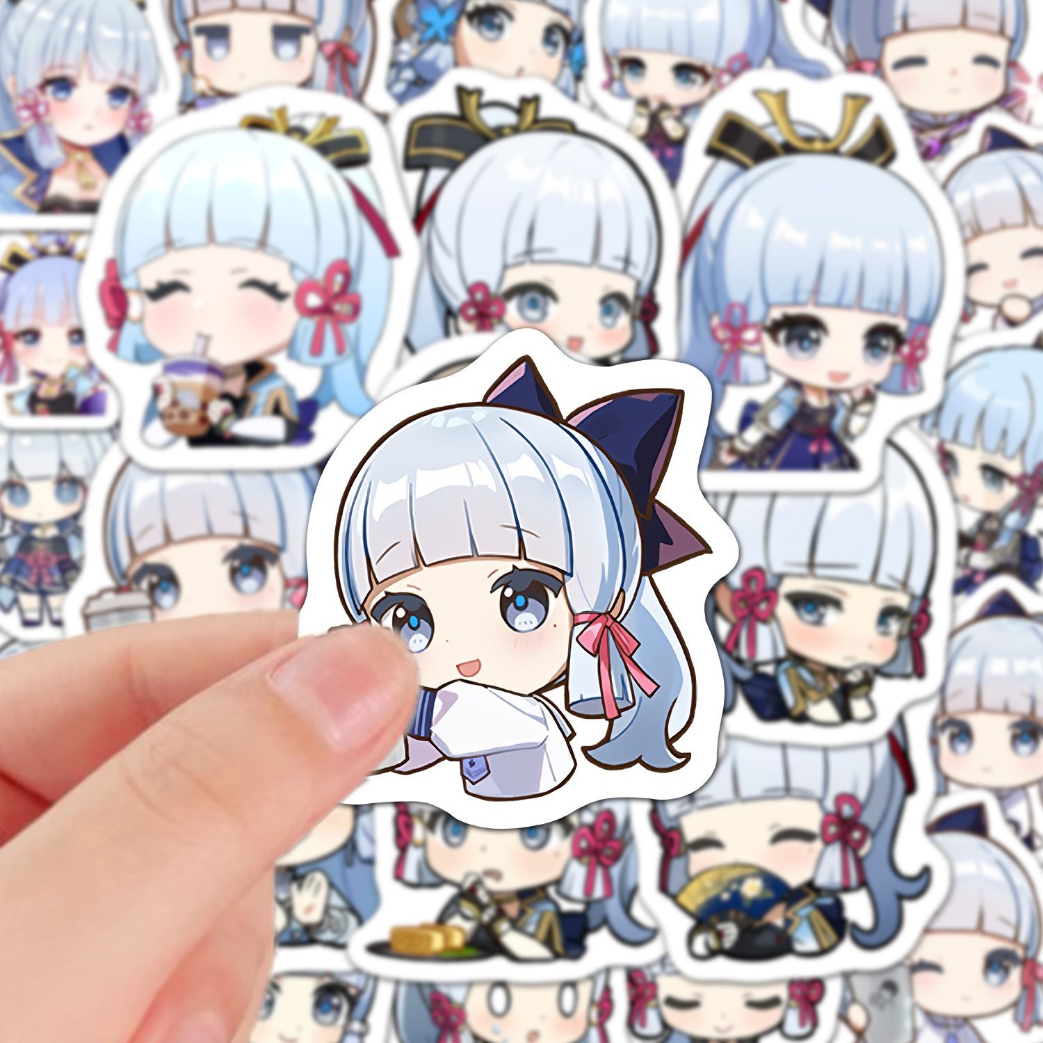 Kamisato Ayaka 60 szt. Naklejk – Laptop Accessories Decoration recenzja i cena