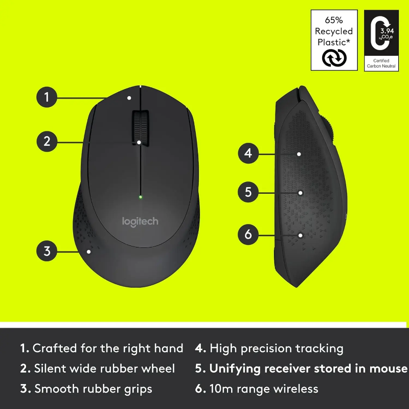 Mysz bezprzewodowa Logitech M2 – Laptop Accessories Productivity recenzja i cena