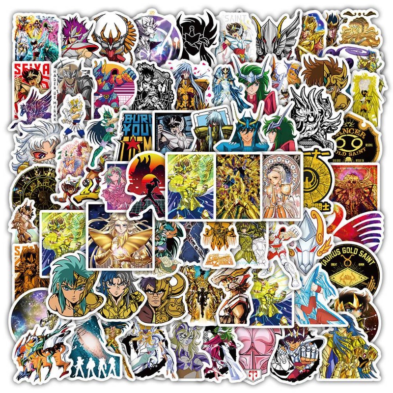 101 szt. Naklejki Anime Saint  – Laptop Accessories Decoration recenzja i cena