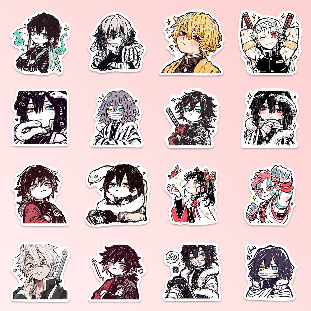 55 szt. Naklejek Demon Slayer  – Laptop Accessories Decoration recenzja i cena