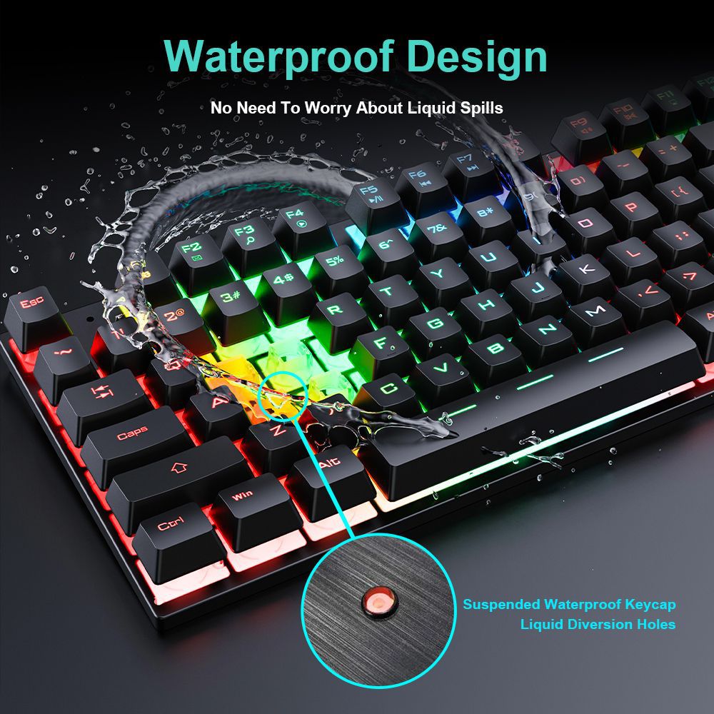 Wodoodporny, podświetlany, prz – Laptop Accessories Combo Set recenzja i cena