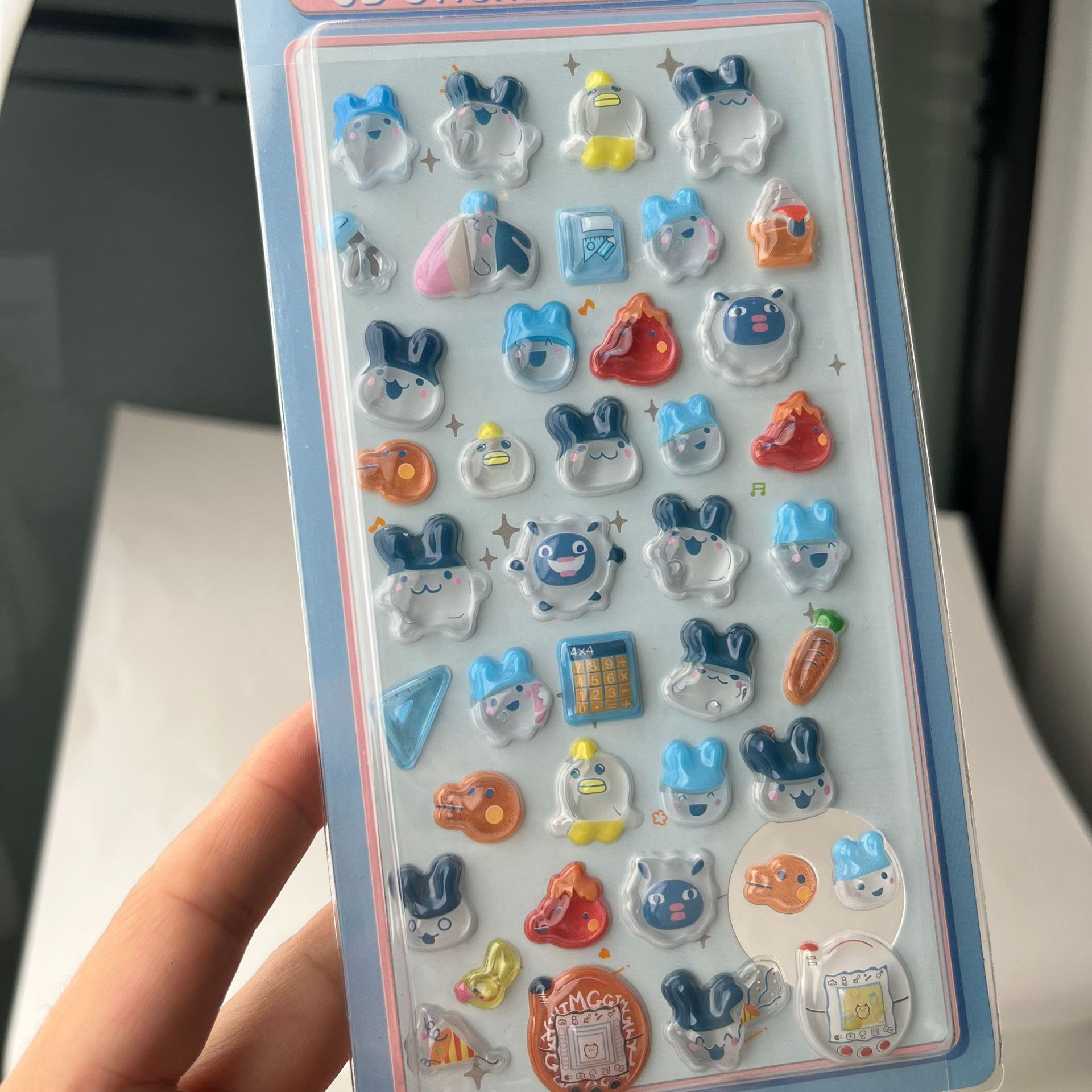 Urocze naklejki 3D Tamagotchi, – Laptop Accessories Decoration recenzja i cena