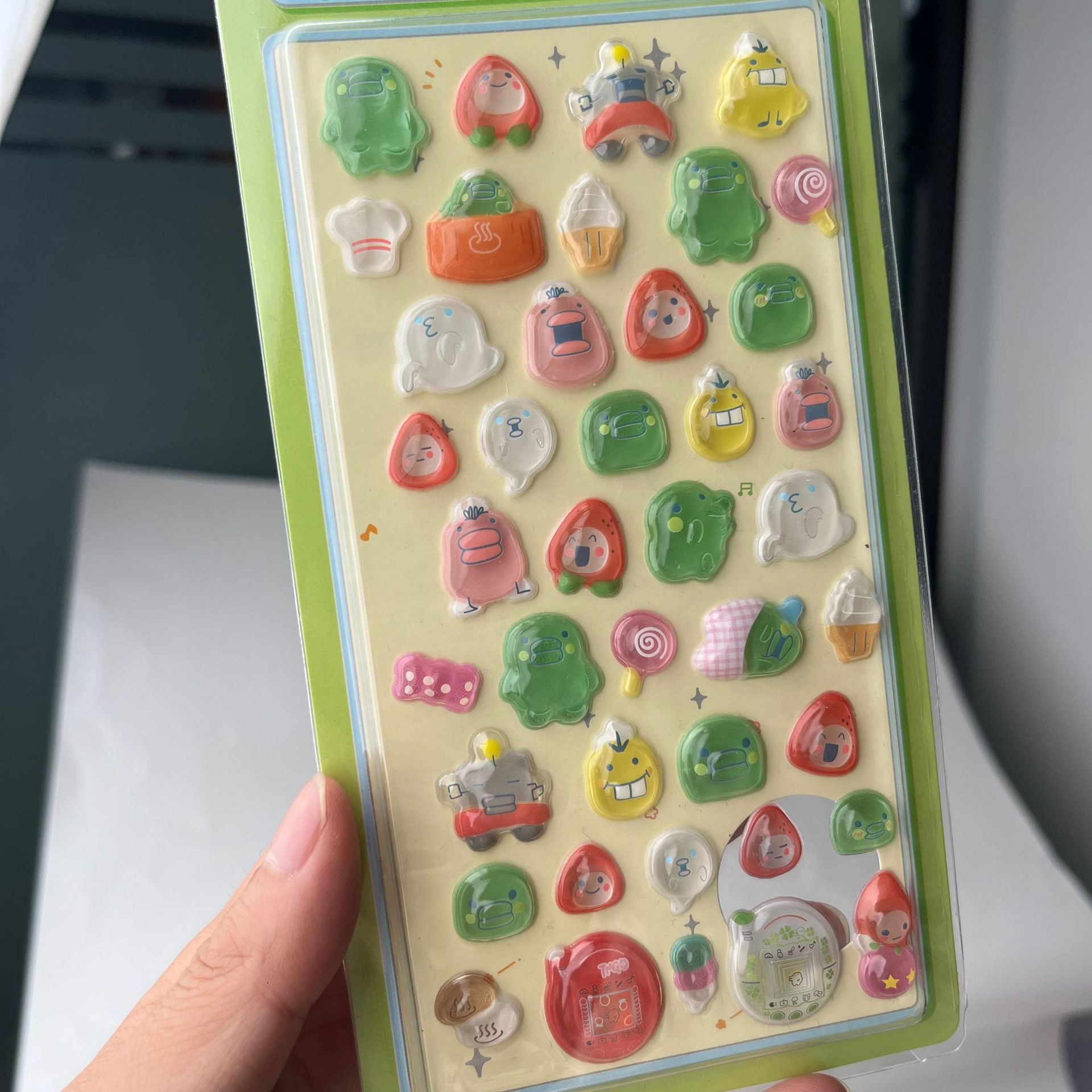 Urocze naklejki 3D Tamagotchi, – Laptop Accessories Decoration recenzja i cena