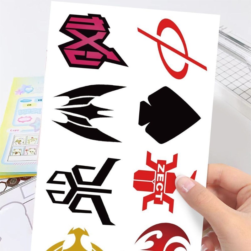 60 arkuszy naklejek z logo Kam – Laptop Accessories Decoration recenzja i cena